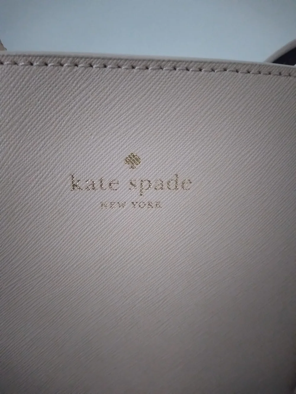 Kate Spade Light Pink tote with blue tag